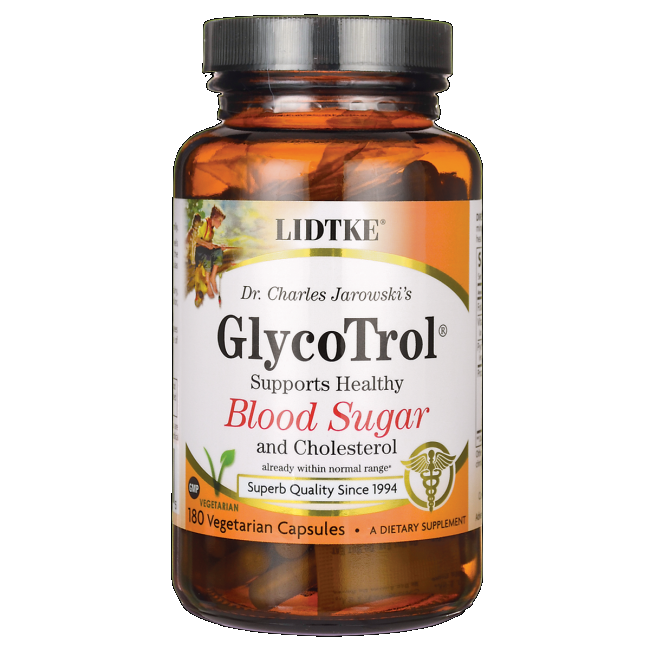 Glycotrol (Diabetes) (180 capsules)* Lidtke
